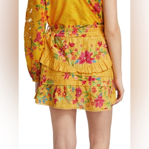 FARM RIO
Flower Dream Ruffle Mini Skirt - Picture 5 of 9